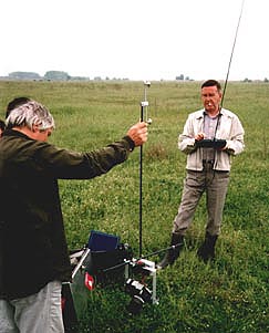 Istvan Bodoczky with Raoul Fosset's rig