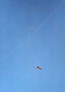 It's just a lure line with a mini carabiner