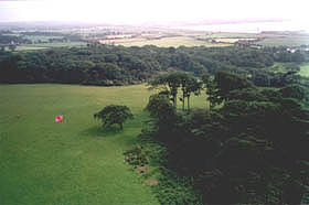 Looking south from Margam Park