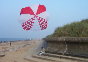 2-line parachute kite 2-line parachute kite